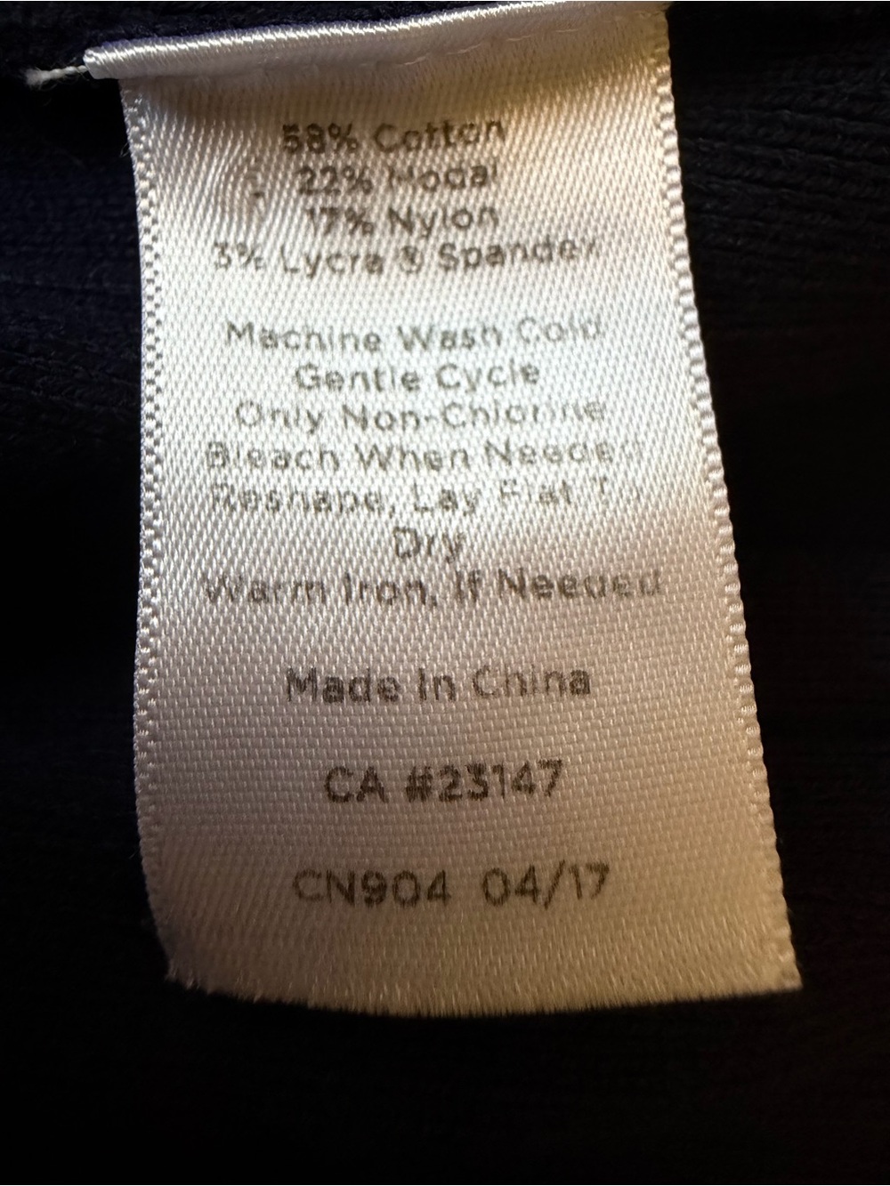 Talbots Navy Ribbed Open Front Long Cardigan Gold Button Cuffs - Picture 5 of 9